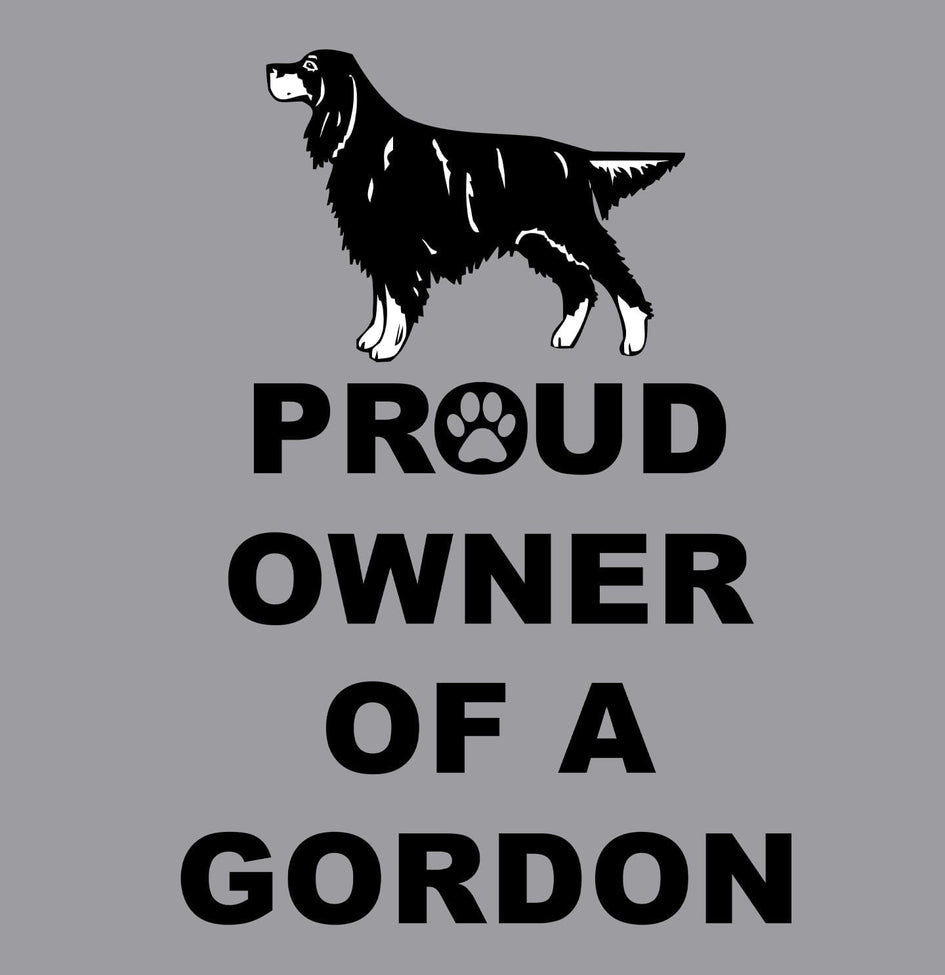 Gordon Setter Proud Owner - Adult Unisex Hoodie Sweatshirt