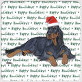 Gordon Setter "Happy Howlidays" Coaster