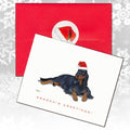 Gordon Setter Christmas Note Cards