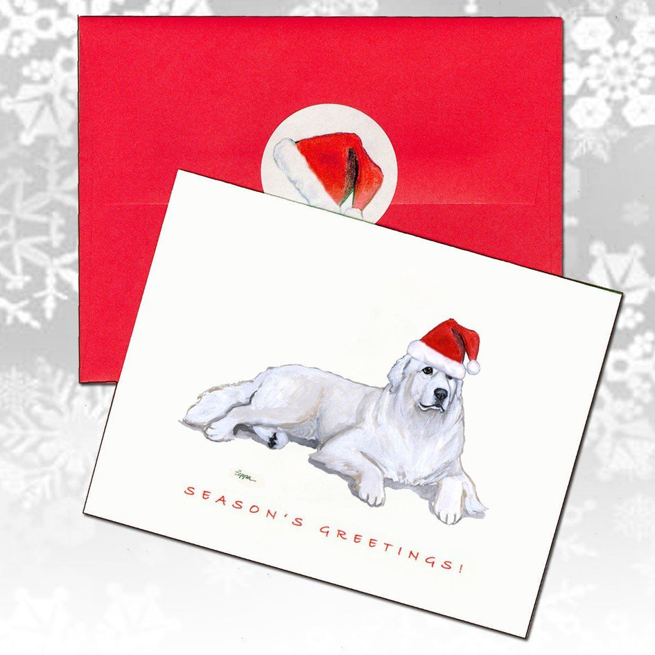 Great Pyrenees Christmas Note Cards