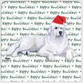 Great Pyrenees "Happy Howlidays" Coaster