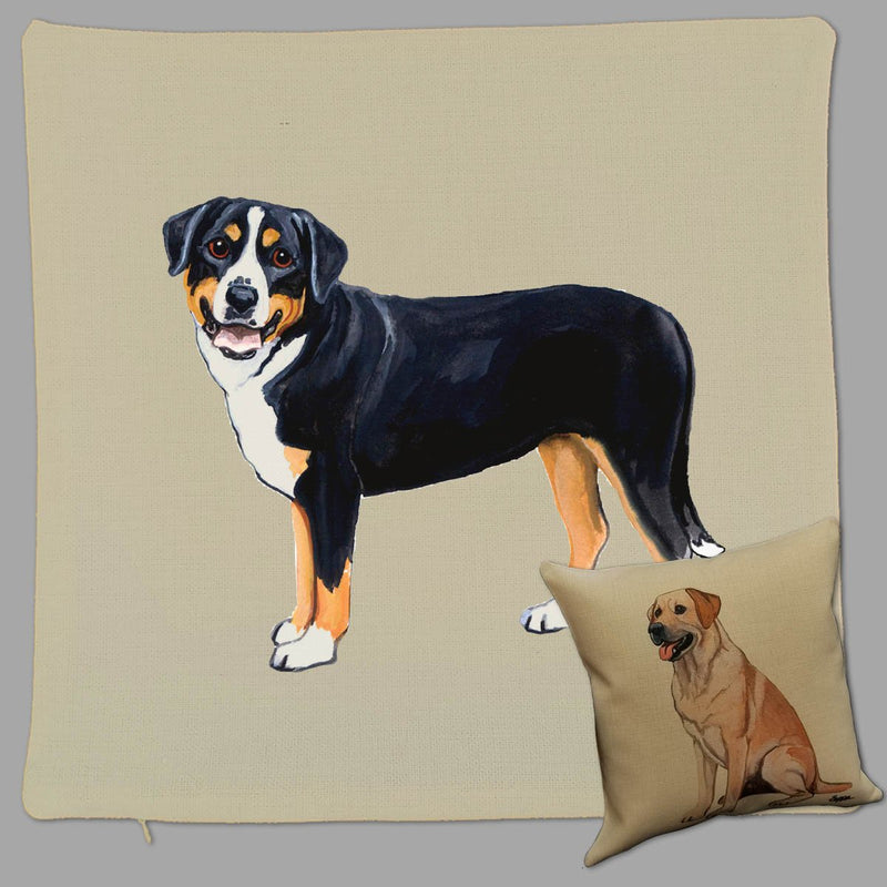 Greater Swiss Mountain Dog Pillow Cover