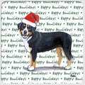 Greater Swiss Mountain Dog "Happy Howlidays" Coaster