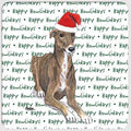 Greyhound "Happy Howlidays" Coaster