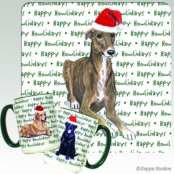 Greyhound Holiday Mug