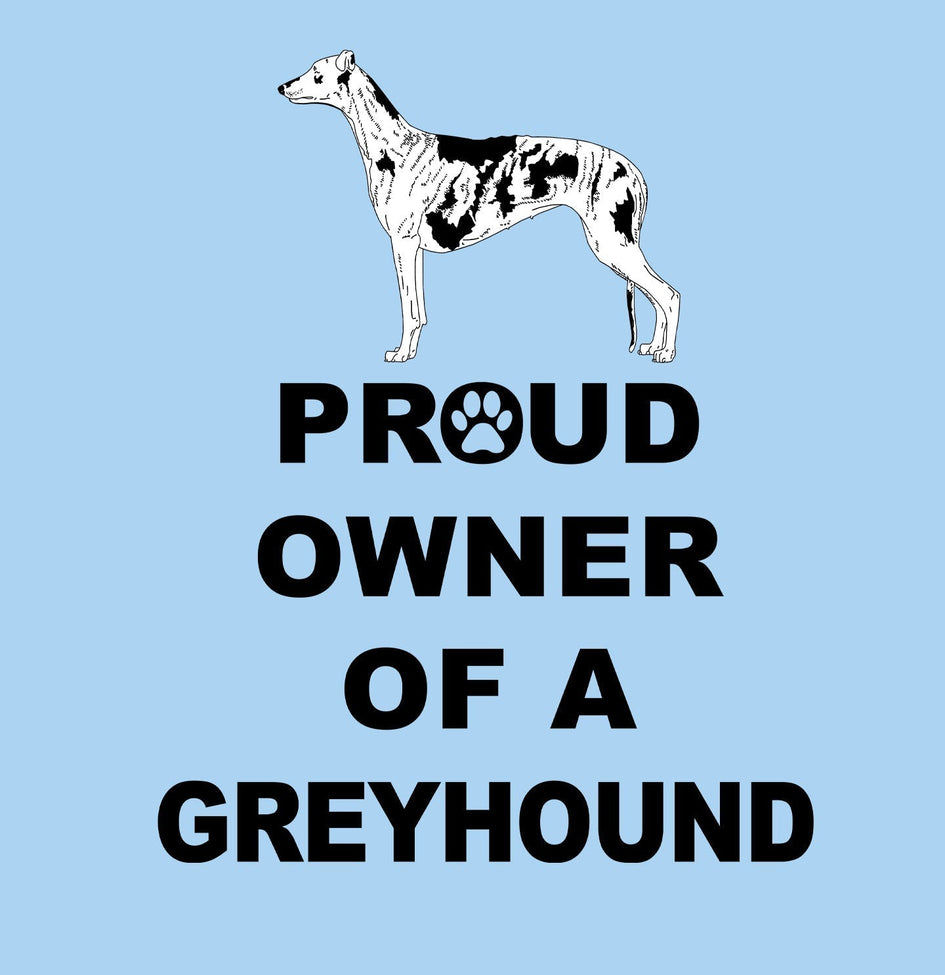 Tri-Color Greyhound Proud Owner - Adult Unisex T-Shirt