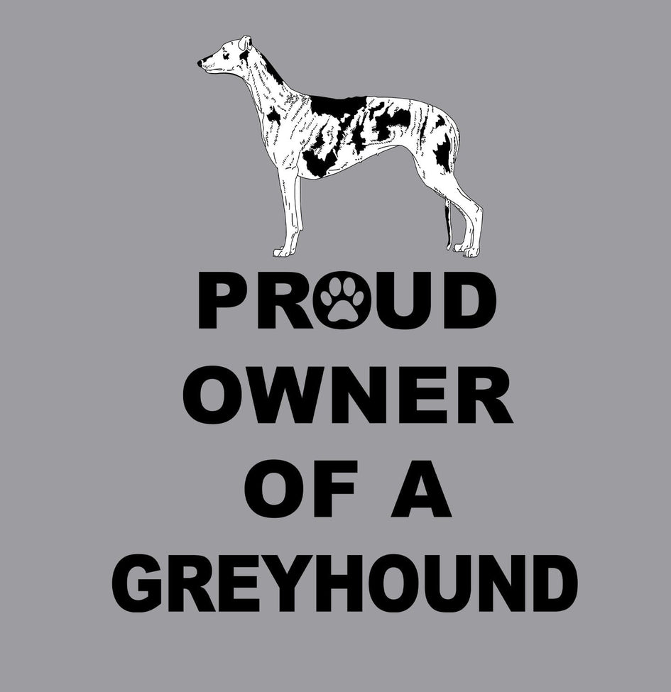 Tri-Color Greyhound Proud Owner - Adult Unisex Crewneck Sweatshirt