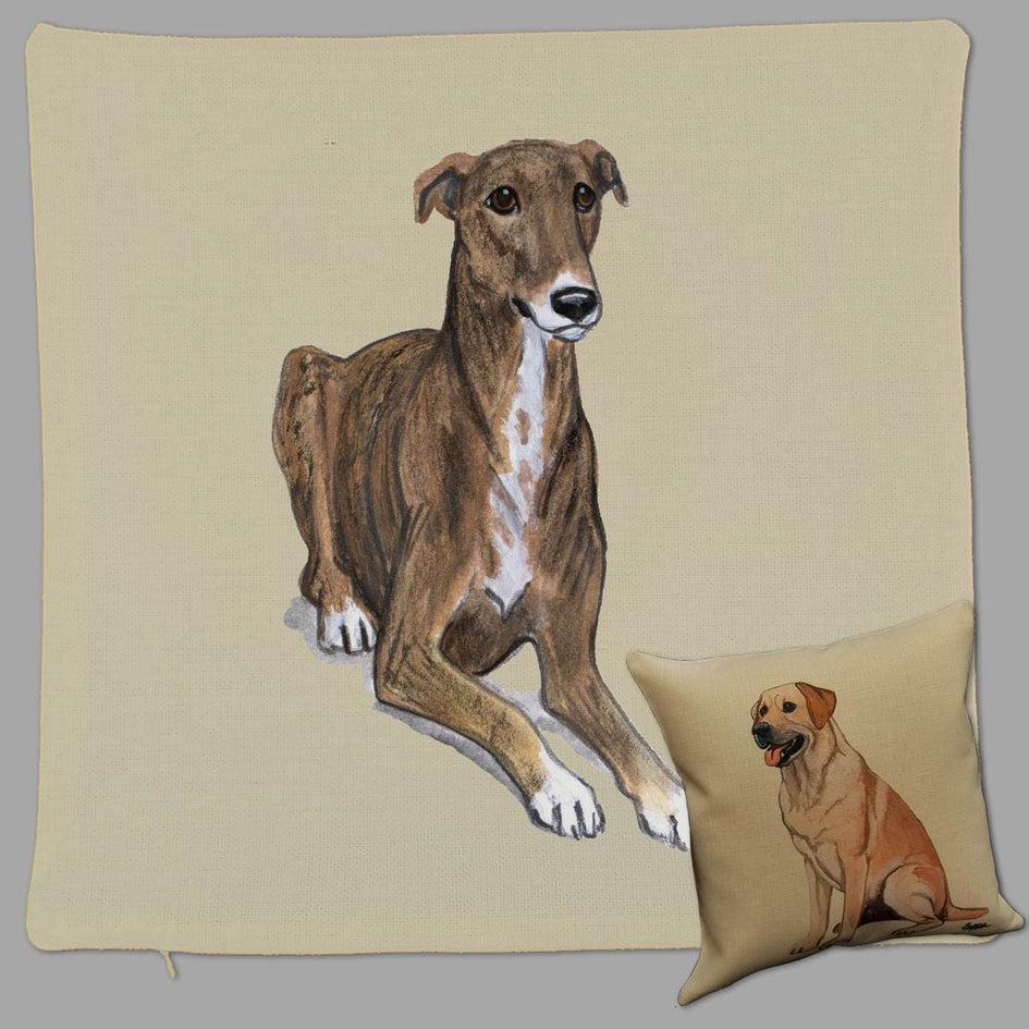 Greyhound Pillow Cover AKC Shop - Main Image
