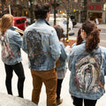 Customized Hand-Painted Dog Breed Denim Jackets