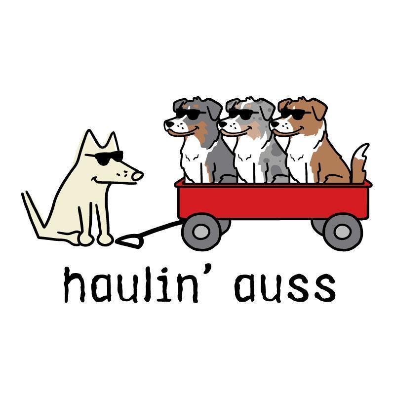 Haulin' Auss - Coffee Mug - Teddy the Dog T-Shirts and Gifts