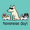 Havanese Day! - Ladies T-Shirt V-Neck