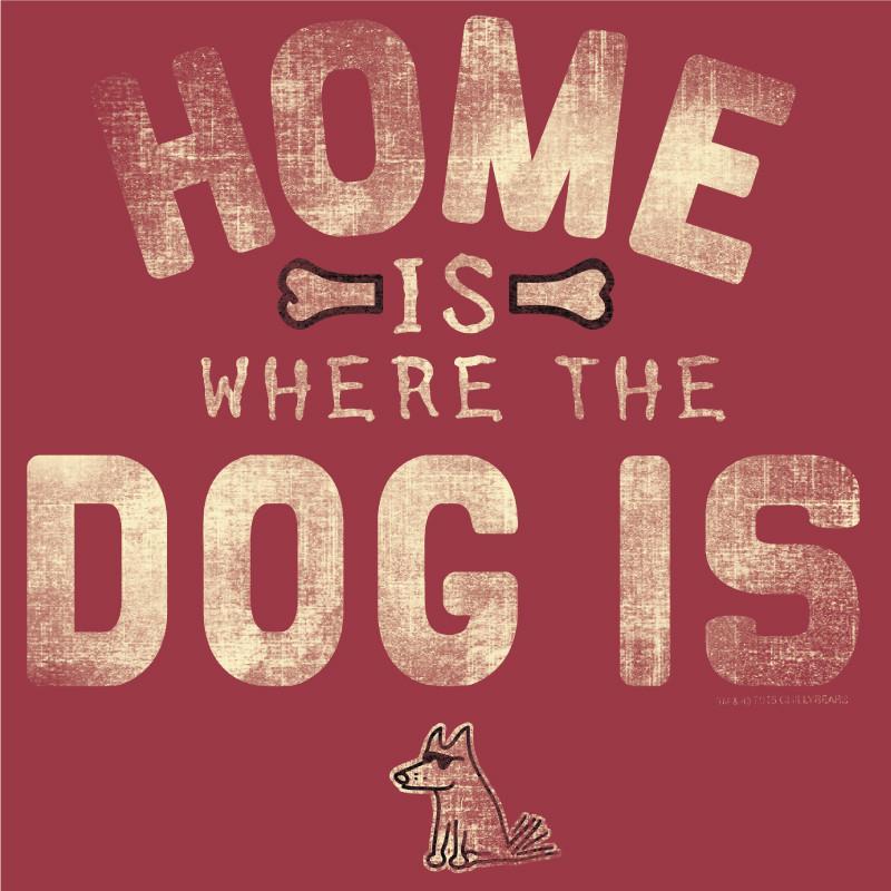 home is where the dog is classic long sleeve