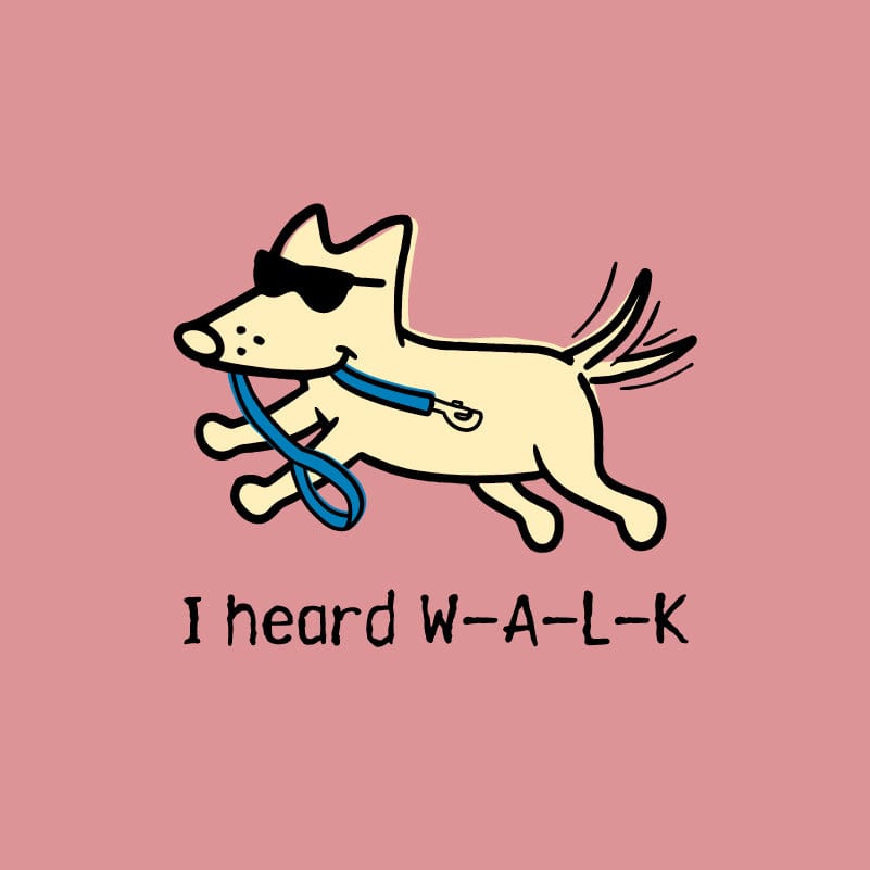 I Heard W-A-L-K - Ladies T-Shirt V-Neck