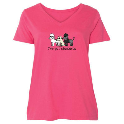 I've Got Standards - Ladies Plus V-Neck Tee