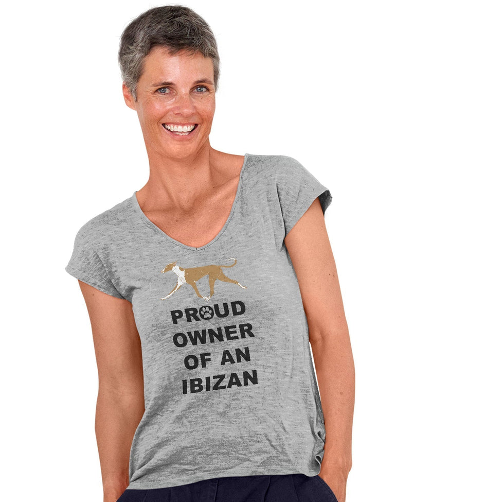Ibizan Hound Proud Owner - Women's V-Neck T-Shirt