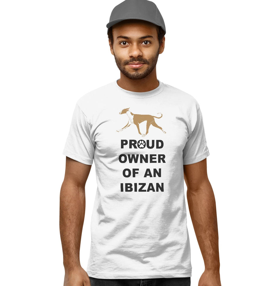 Ibizan Hound Proud Owner - Adult Unisex T-Shirt