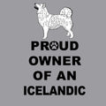 Icelandic Sheepdog Proud Owner - Women's V-Neck T-Shirt
