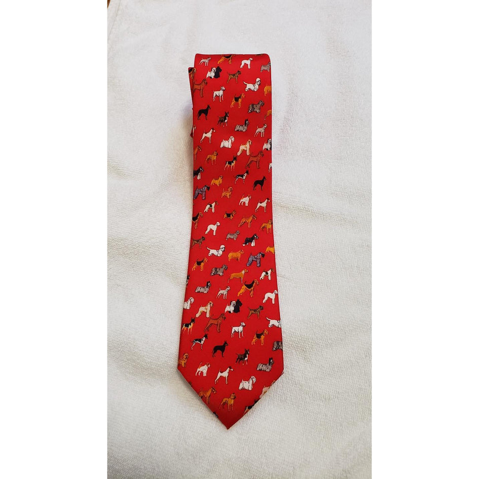 Terrier Silk Neck Tie