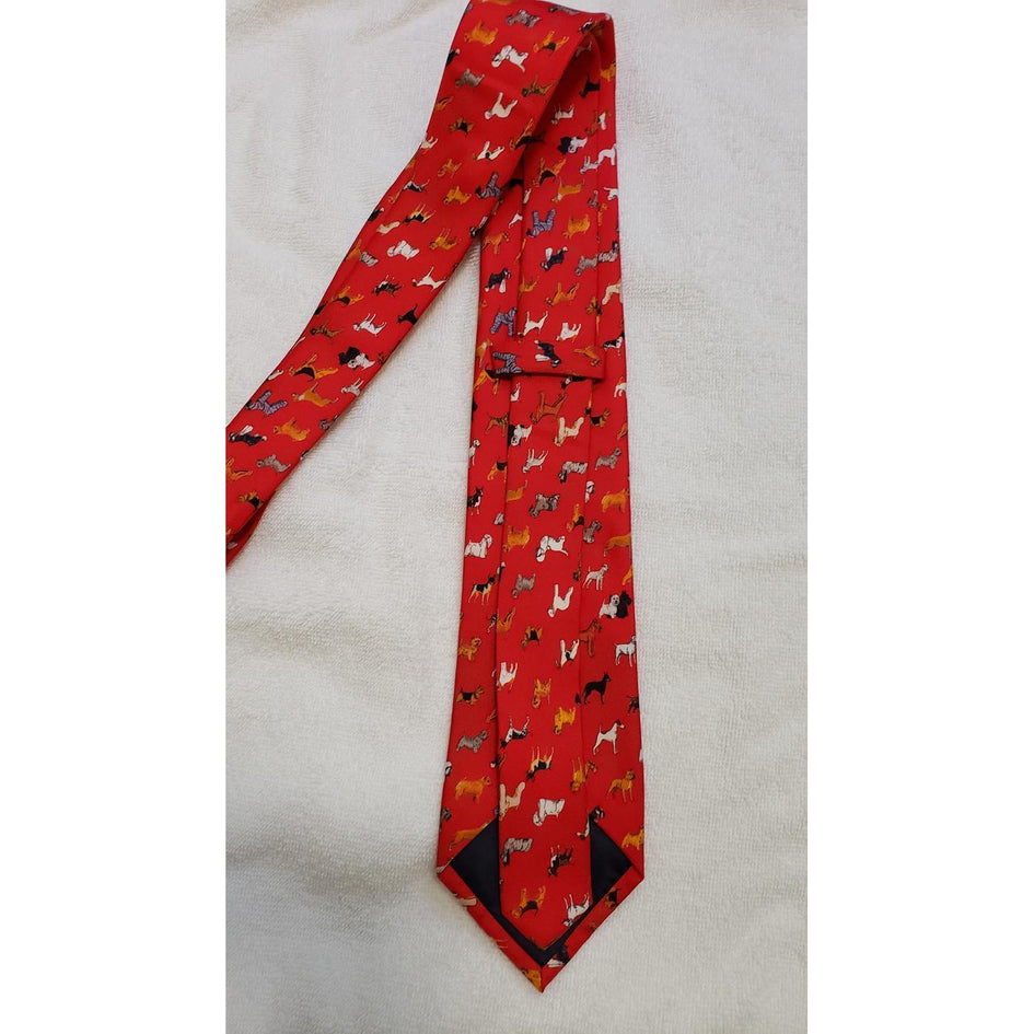 Terrier Silk Neck Tie