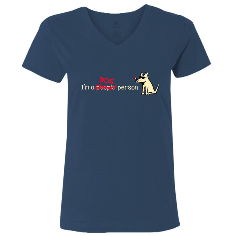 I'm a Dog Person - Ladies T-Shirt V-Neck