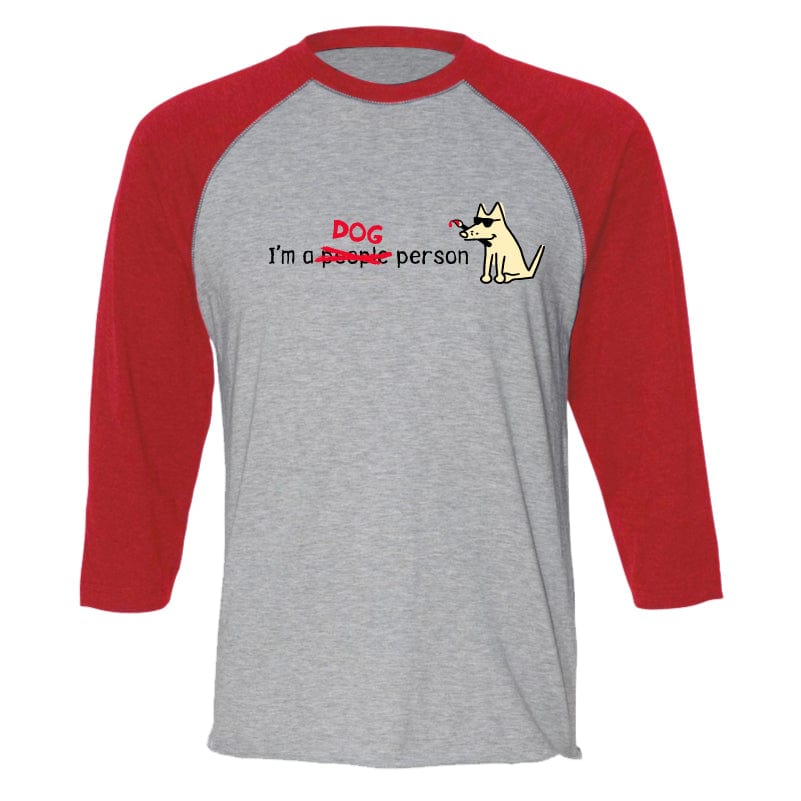 I'm a Dog Person - Baseball T-Shirt