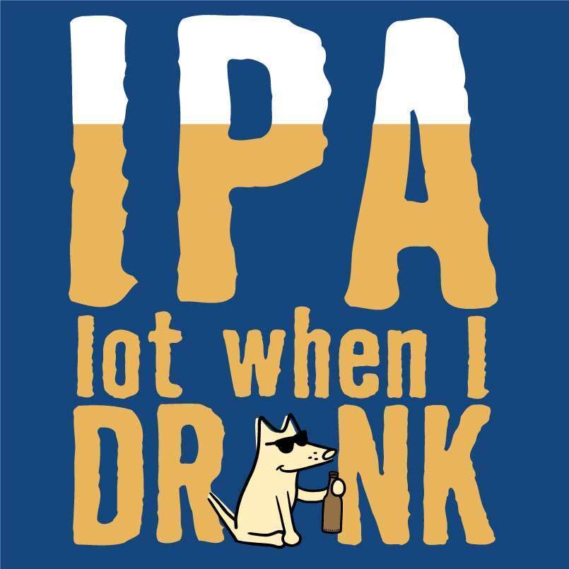 IPA Lot When I Drink - Ladies Plus V-Neck Tee