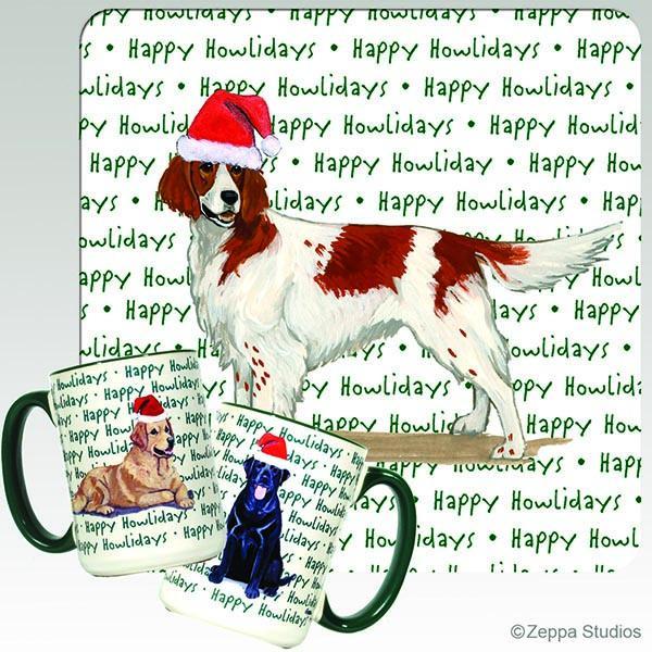 Irish Red and White Setter Holiday Mug