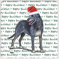 Irish Wolfhound "Happy Howlidays" Coaster