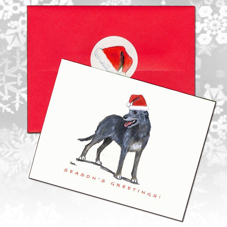 Irish Wolfhound Christmas Note Cards
