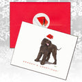 Irish Water Spaniel Christmas Note Cards