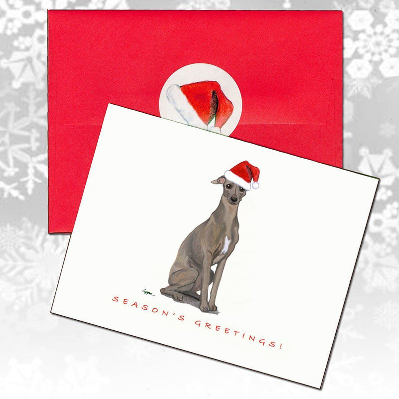 Italian Greyhound Christmas Note Cards