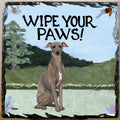 Italian Greyhound Slate Sign