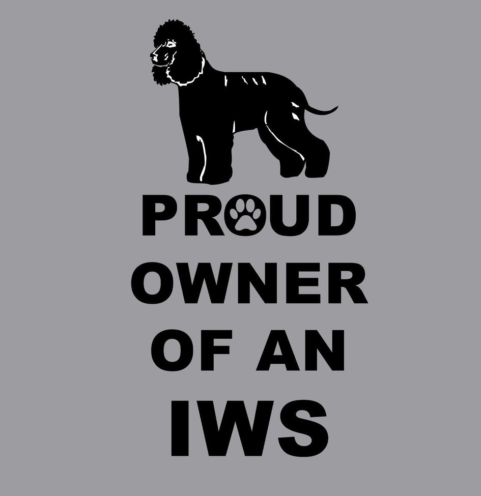 Irish Water Spaniel Proud Owner - Adult Unisex T-Shirt
