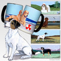 Russell Terrier, Brown and White Scenic Mug