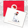 Russell Terrier, Tri Color Christmas Note Cards