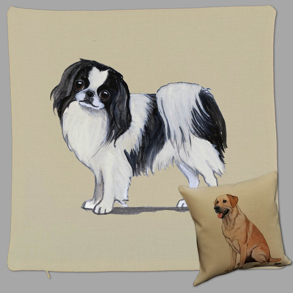 Japanese Chin Pillow Cover