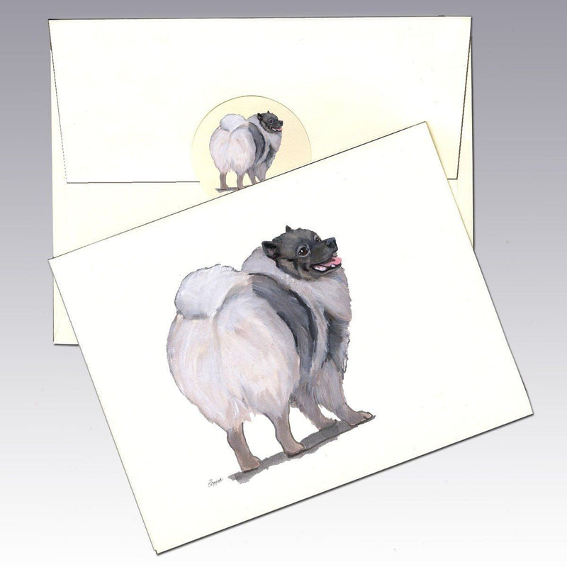 Keeshond Note Cards