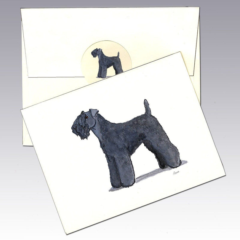 Kerry Blue Terrier Note Cards