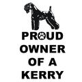 Kerry Blue Terrier Proud Owner - Adult Unisex Hoodie Sweatshirt