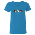 The King and I - Ladies T-Shirt V-Neck