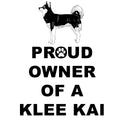 Alaskan Klee Kai Proud Owner - Women's V-Neck T-Shirt