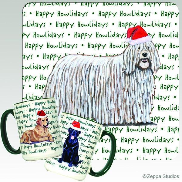 Komondor Holiday Mug