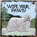 Komondor Slate Sign
