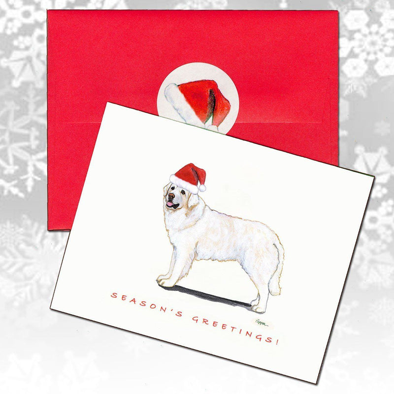 Kuvasz Christmas Note Cards