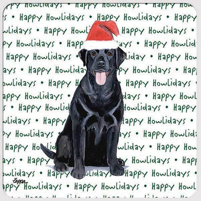 Labrador Retriever "Happy Howlidays" Coaster