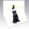 Labrador Retriever, Black Note Cards