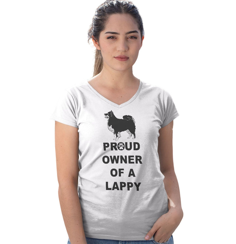 Finnish Lapphund Proud Owner - Women's V-Neck T-Shirt
