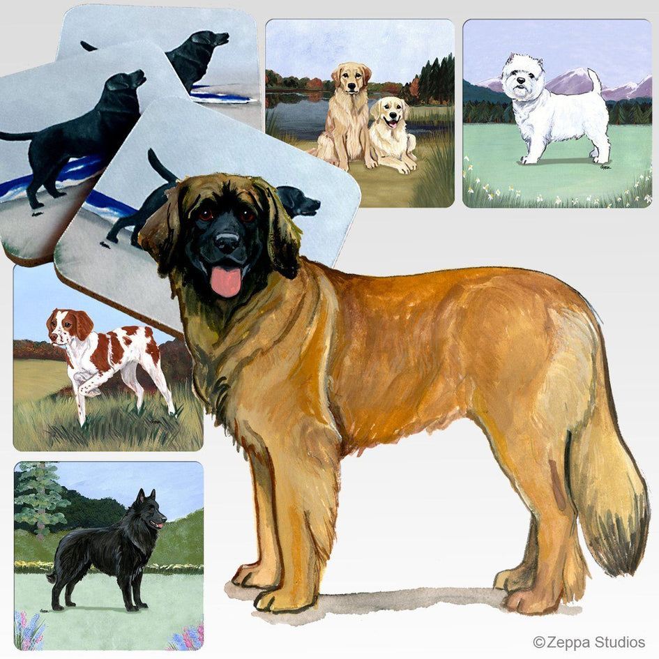 Leonberger Scenic Square Coaster