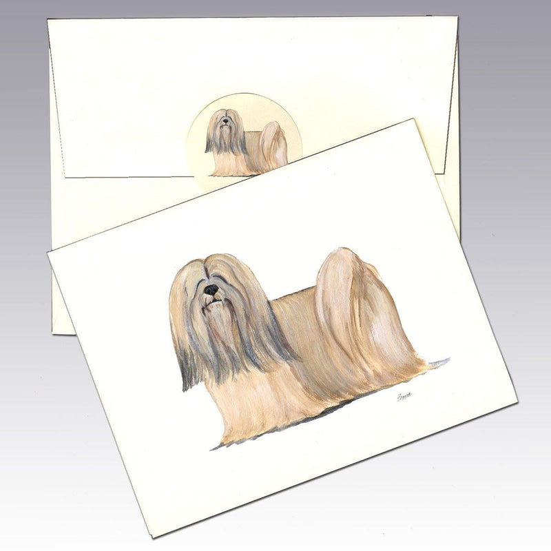 Lhasa Apso Note Cards