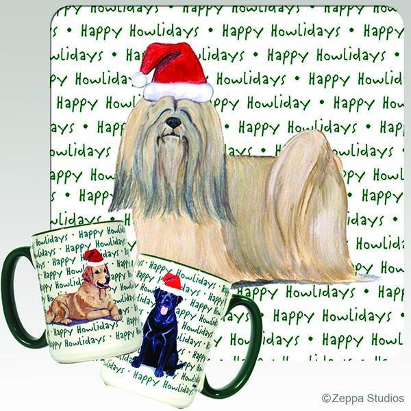 Lhasa Apso Holiday Mug